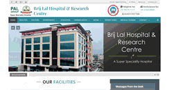 Desktop Screenshot of brijlalhospital.com